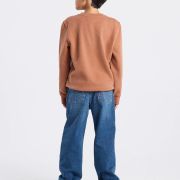 America Today brown sweatshirt with back print