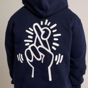 America Today Sly Unisex Hoodie – Keith Haring Artwork Front & Back