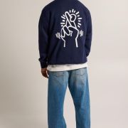 America Today Sly Unisex Hoodie – Keith Haring Artwork Front & Back