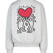 America Today Grey Sweatshirt – Loose Fit, Crew Neck, Printed Design