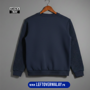 Structured sweatshirt with crew neck