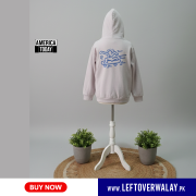 America Today Simms Hood Jr – Boys Grey Hoodie with Keith Haring Artwork