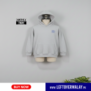 America Today Simms Hood Jr – Boys Grey Hoodie with Keith Haring Artwork